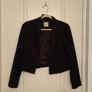 Black Cropped Blazer